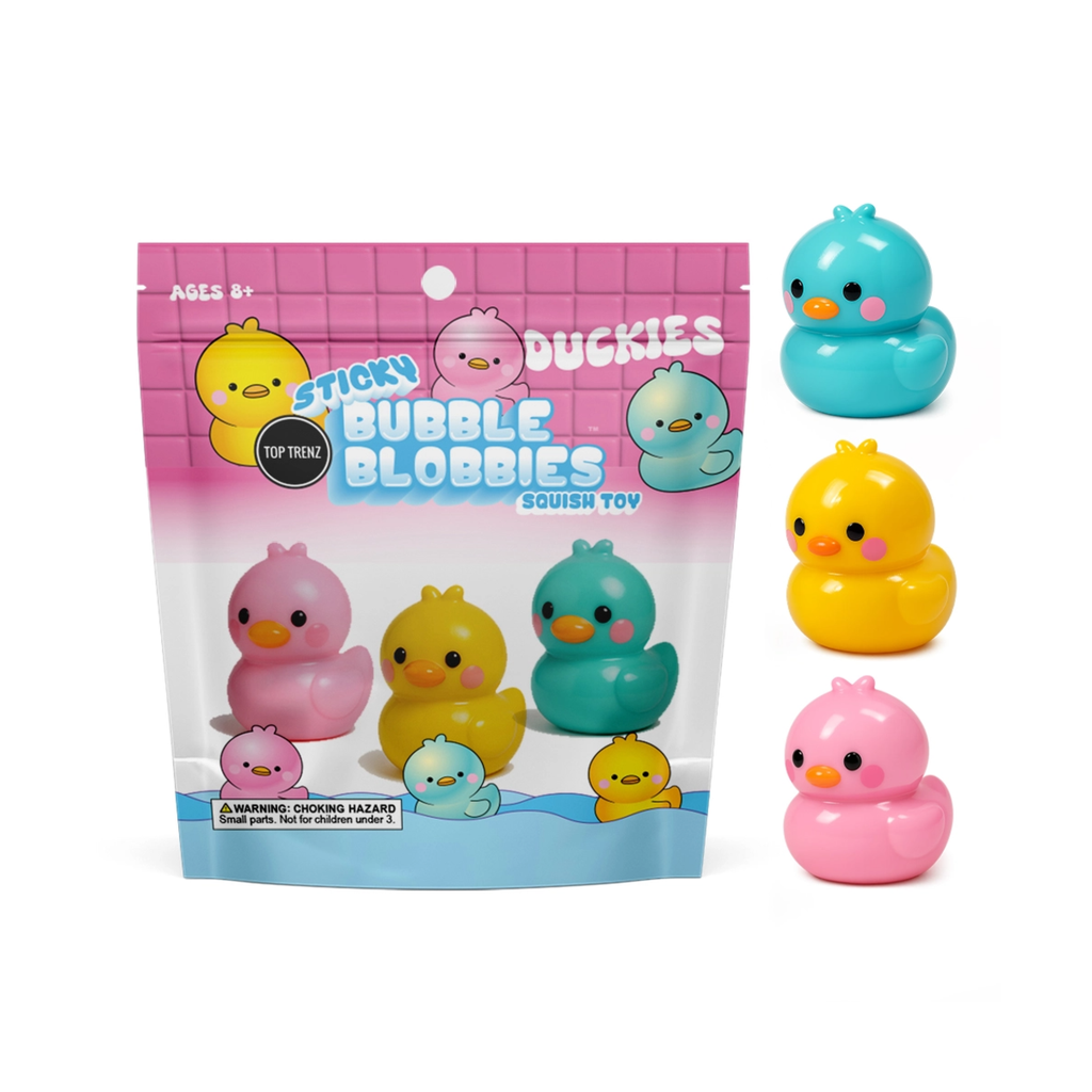 Sticky Bubble Blobbie Ducks Top Trenz Toys & Games - Fidget Toys