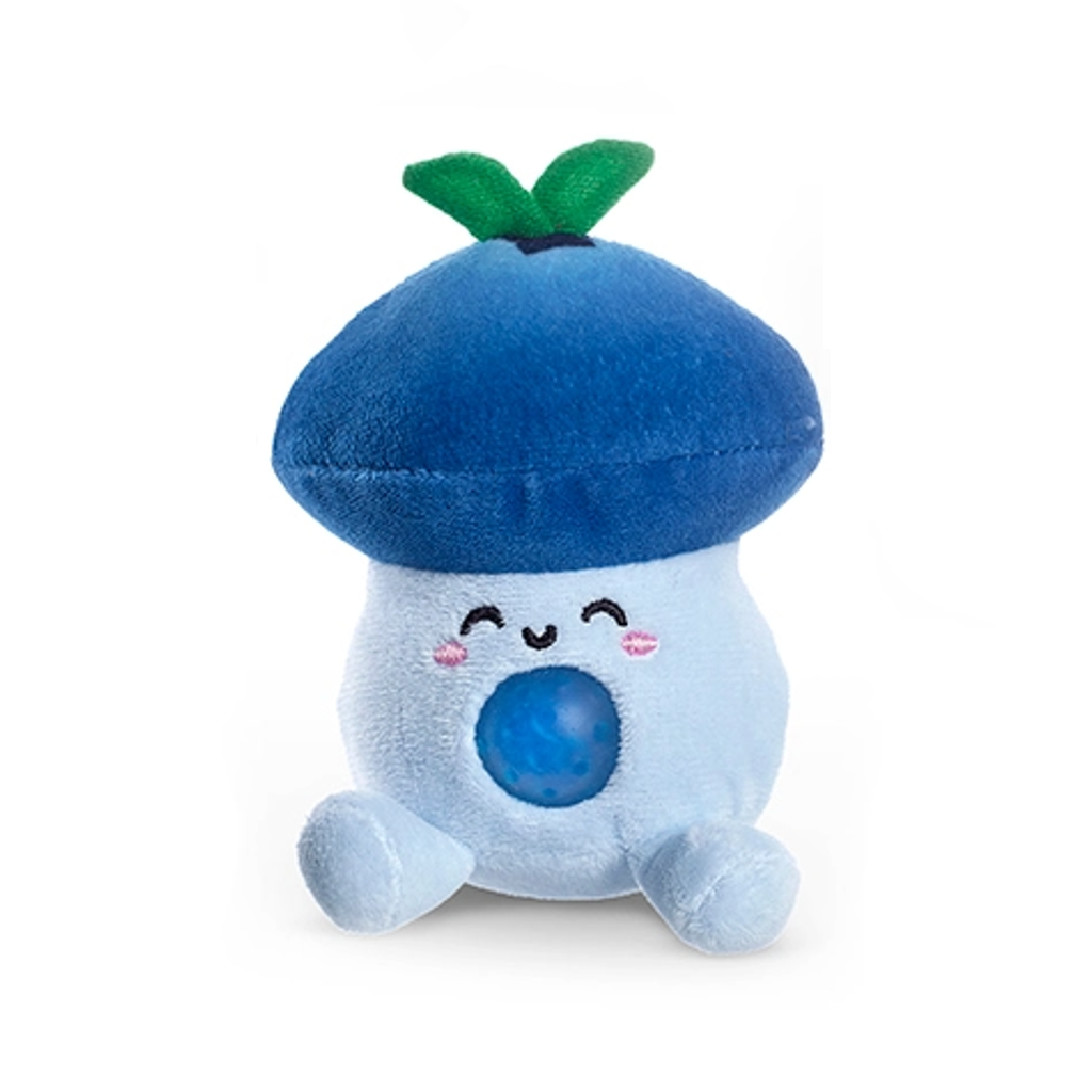 Blueberry Mushroom Fruit Mishap Beadie Squish Top Trenz Toys & Games - Stuffed Animals & Plush Toys