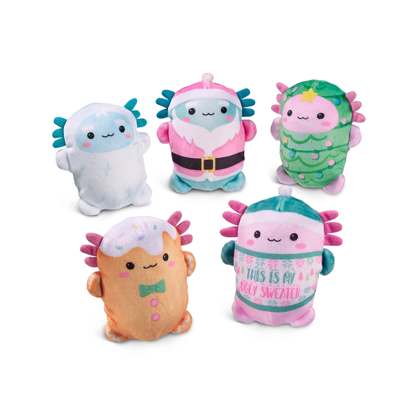 Bubble Stuffed Squishy Friends - A Very Axolotl Christmas Top Trenz Toys & Games - Stuffed Animals & Plush Toys