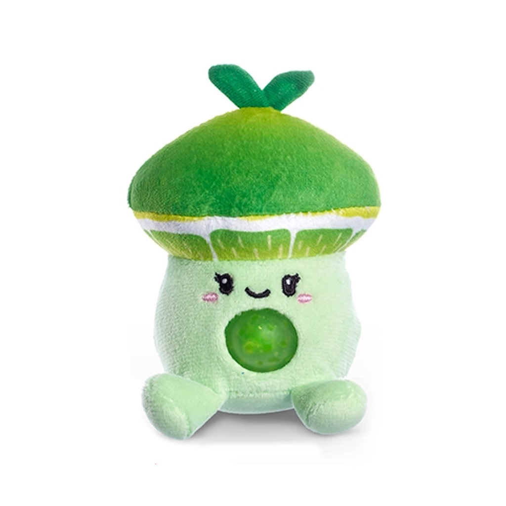 Lime Mushroom Fruit Mishap Beadie Squish Top Trenz Toys & Games - Stuffed Animals & Plush Toys