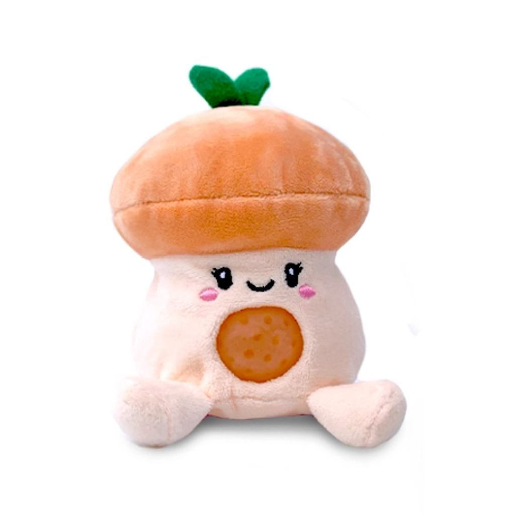 Peach Mushroom Fruit Mishap Beadie Squish Top Trenz Toys & Games - Stuffed Animals & Plush Toys