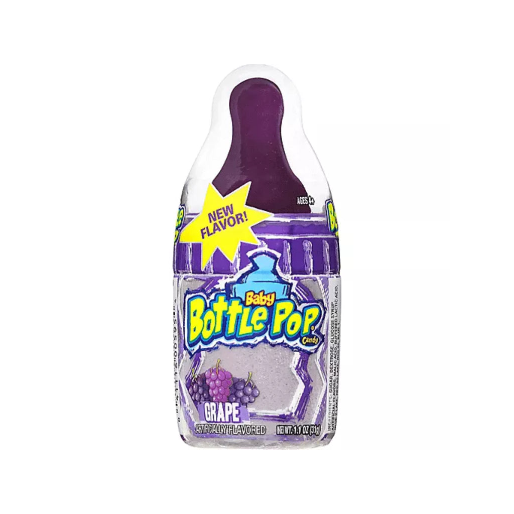 Grape Baby Bottle Pop Lollipops with Dipping Powder Candy Topps Candy, Chocolate & Gum