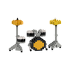 Brixies Large Zip Bag Drum Kit Toysmith Toys & Games