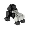 Brixies Small Zip Bag Silverback Gorilla Toysmith Toys & Games