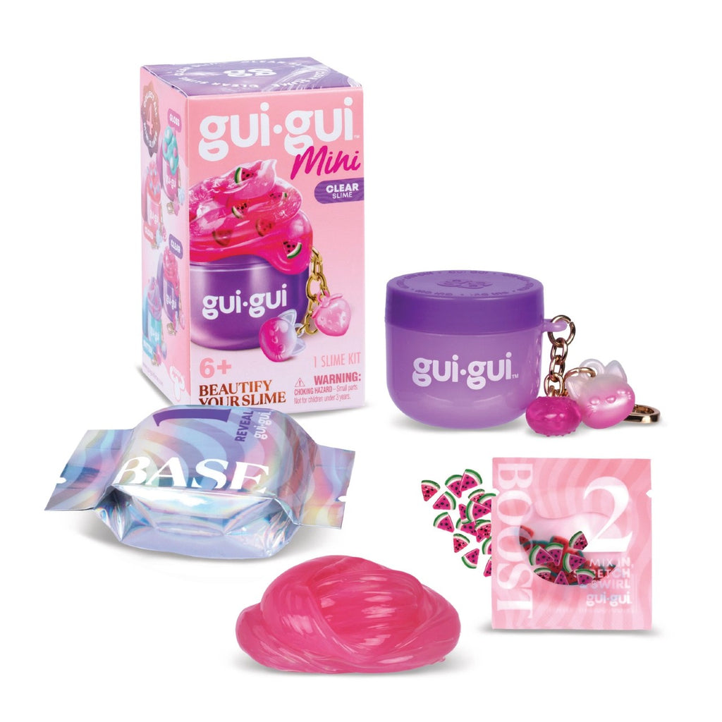 Clear Gui Gui Minis Backpack Charm Slimes Toysmith Toys & Games