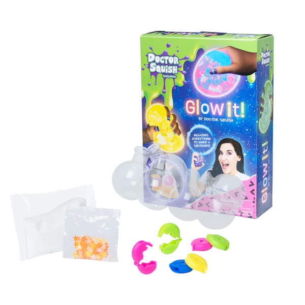 Doctor Squish Squishy Pack Glow-It Edition Refill Toysmith Toys & Games - Putty & Slime