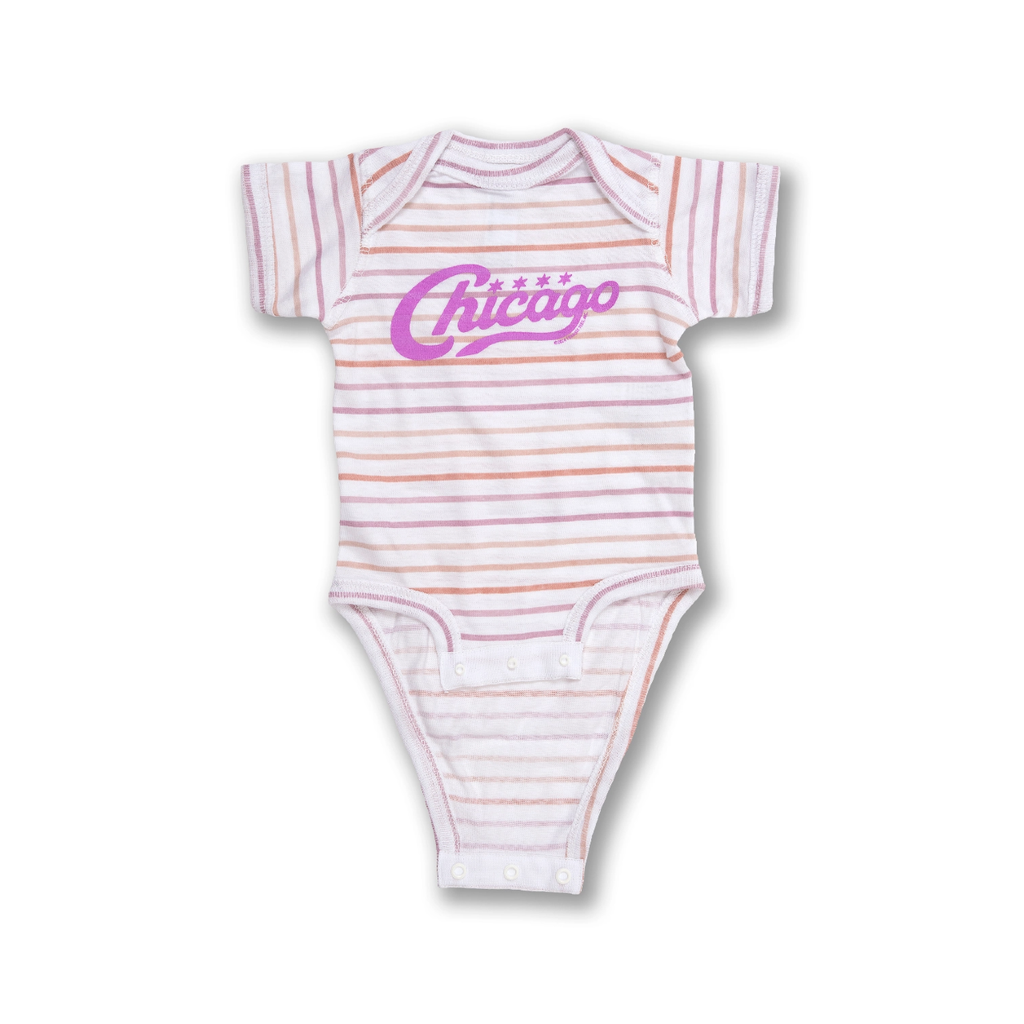 Chicago Vintage Script Bodysuit Transit Tees Apparel & Accessories - Clothing - Baby & Toddler - One-Pieces & Onesies