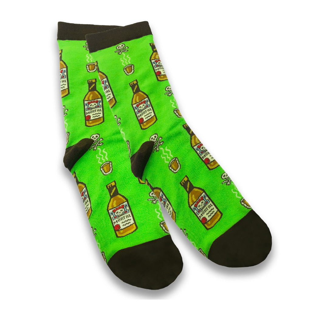 Mortal Bottle Dress Socks - Unisex Transit Tees Apparel & Accessories - Socks - Adult - Unisex