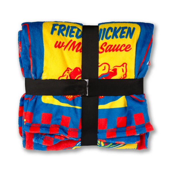 Chicago Style Eats Fleece Blanket Transit Tees Home