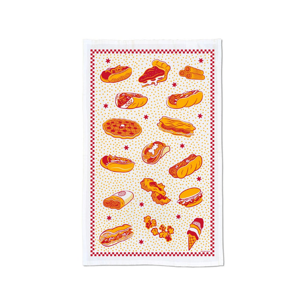 Chicago Style Eats Dish Towel Transit Tees Home - Kitchen & Dining - Kitchen Cloths & Dish Towels