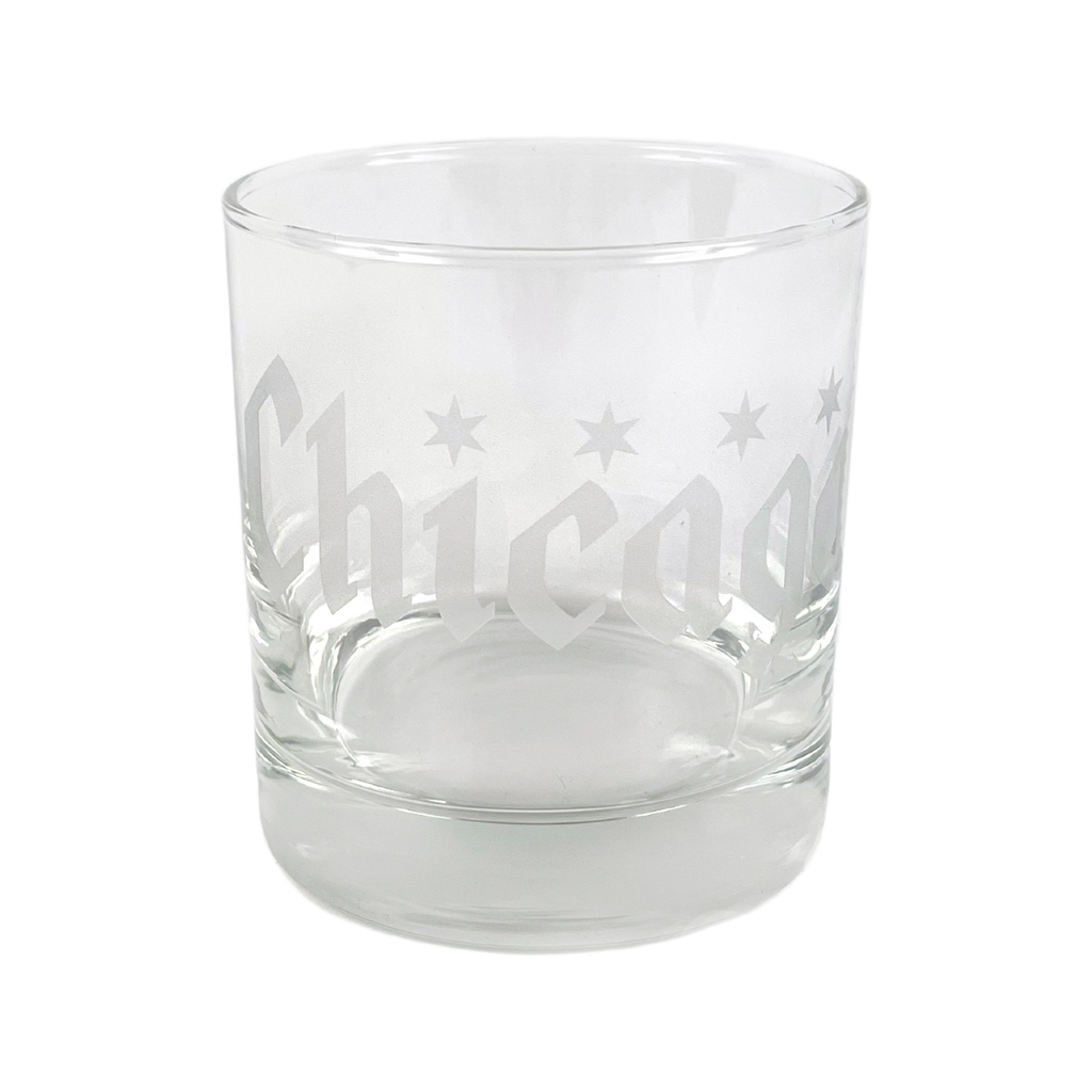 Old Chicago Whiskey Glass Transit Tees Home - Mugs & Glasses - Whiskey & Cocktail Glasses