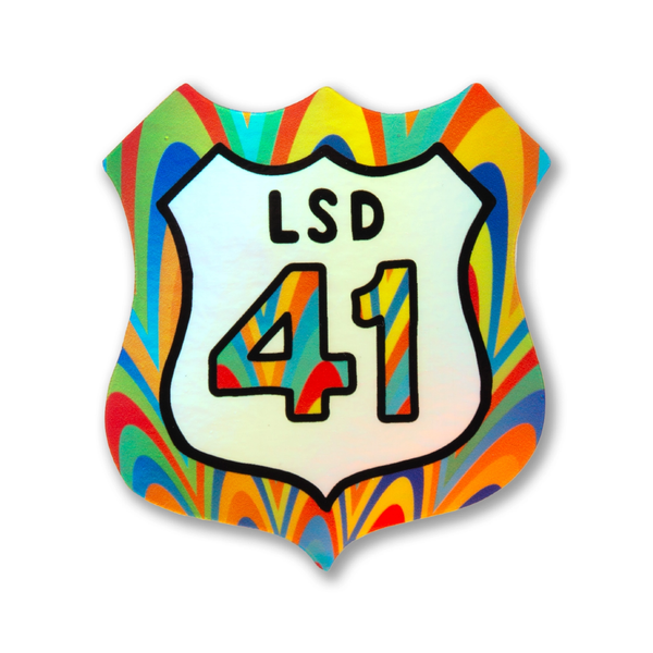 LDS Route Sign Holographic Sticker Transit Tees Impulse - Decorative Stickers