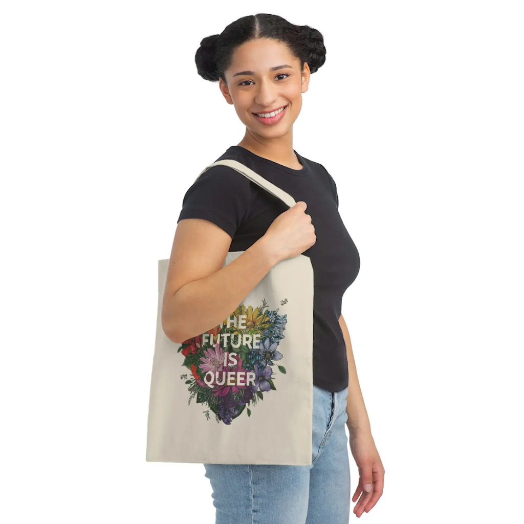 The Future Is Queer Tote Bag Transpainter Apparel & Accessories - Bags - Reusable Shoppers & Tote Bags