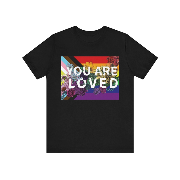 You Are Loved Short Sleeve Shirt - Black - Adult Transpainter Apparel & Accessories - Clothing - Adult - T-Shirts