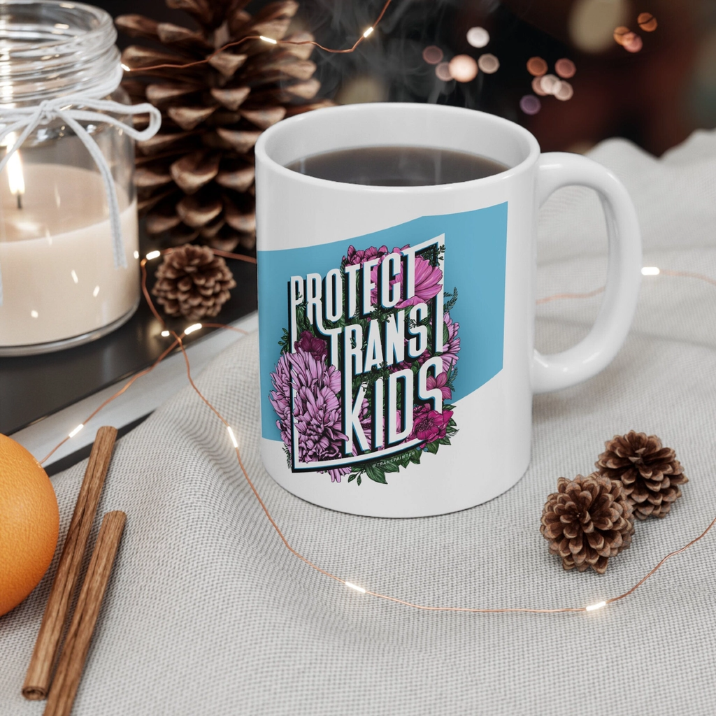 Protect Trans Kids Mug Transpainter Home - Mugs & Glasses