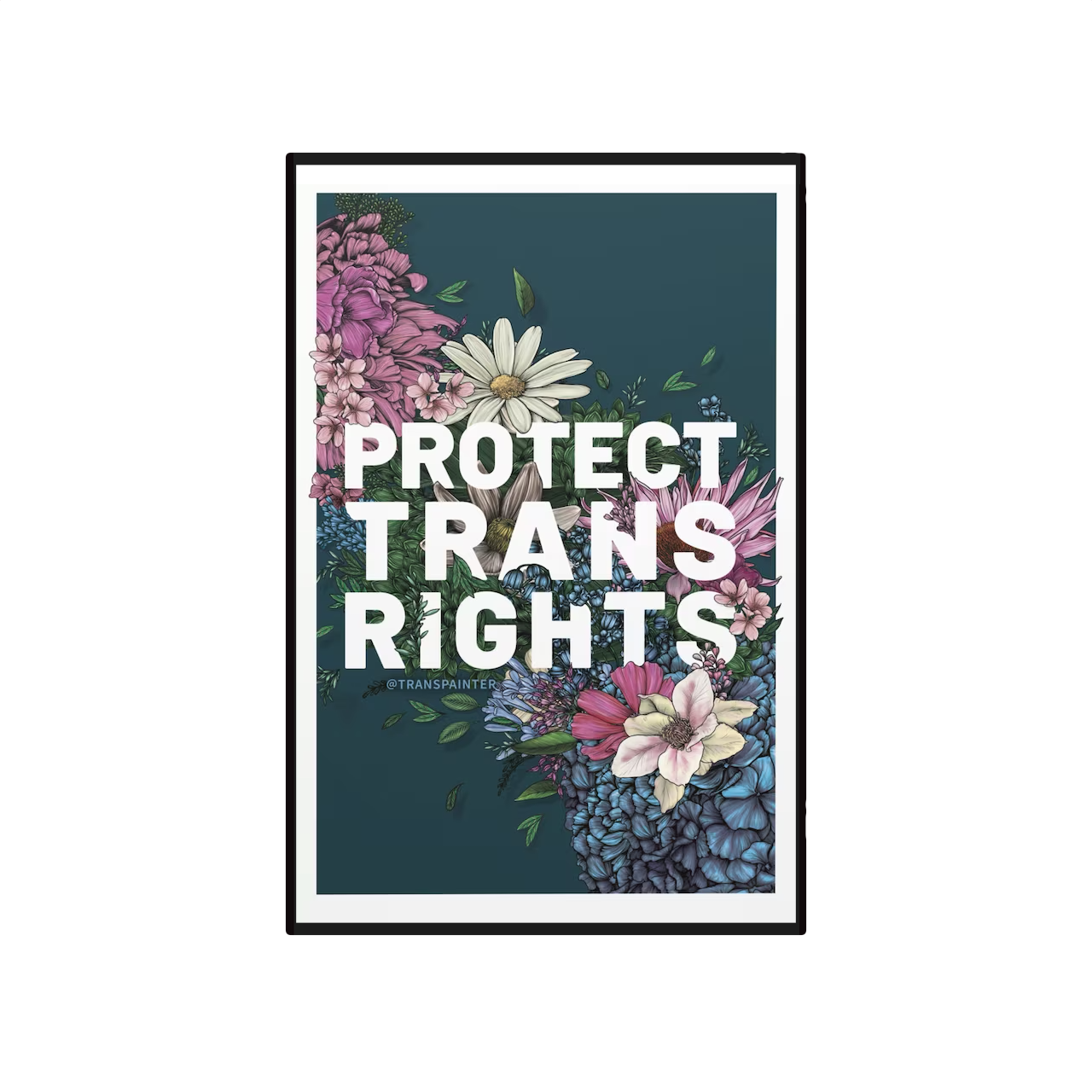 Protect Trans Rights Framed Print – Urban General Store