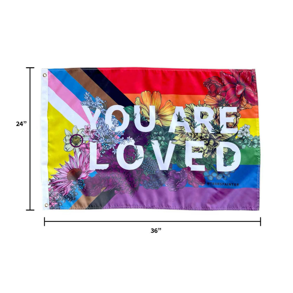 You Are Loved Pride Flag Transpainter Home - Wall & Mantle - Flags