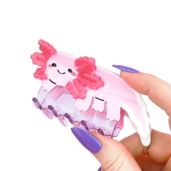 Axolotl Hair Claw Turtle's Soup Apparel & Accessories - Hair Accessories - Hair Claws & Clips