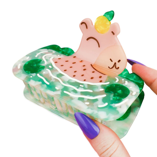 Capybara Hair Claw Turtle's Soup Apparel & Accessories - Hair Accessories - Hair Claws & Clips