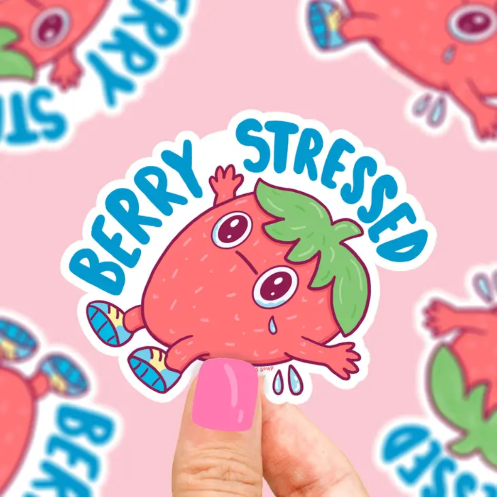 Berry Stressed Sticker Turtle's Soup Impulse - Decorative Stickers