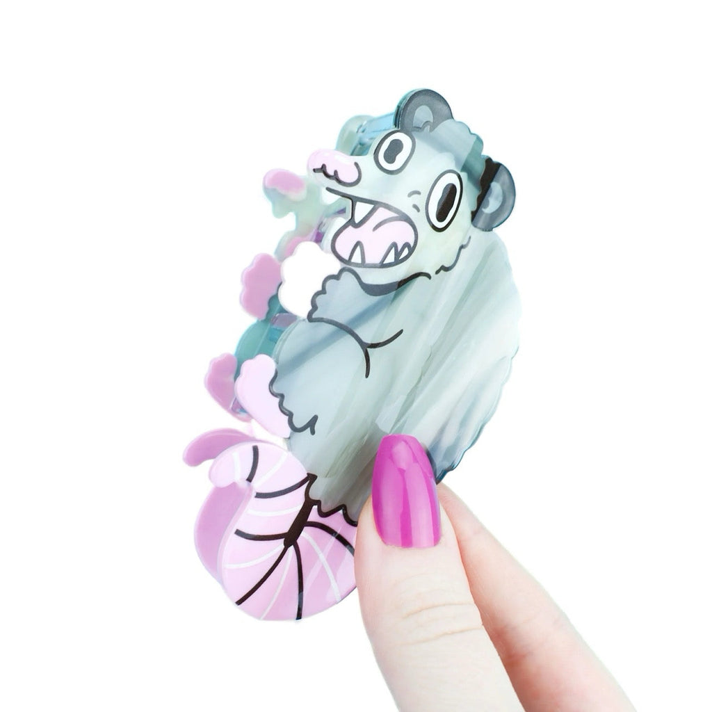 Screaming Opossum Hair Claw Turtles Soup Apparel & Accessories - Hair Accessories - Hair Claws & Clips