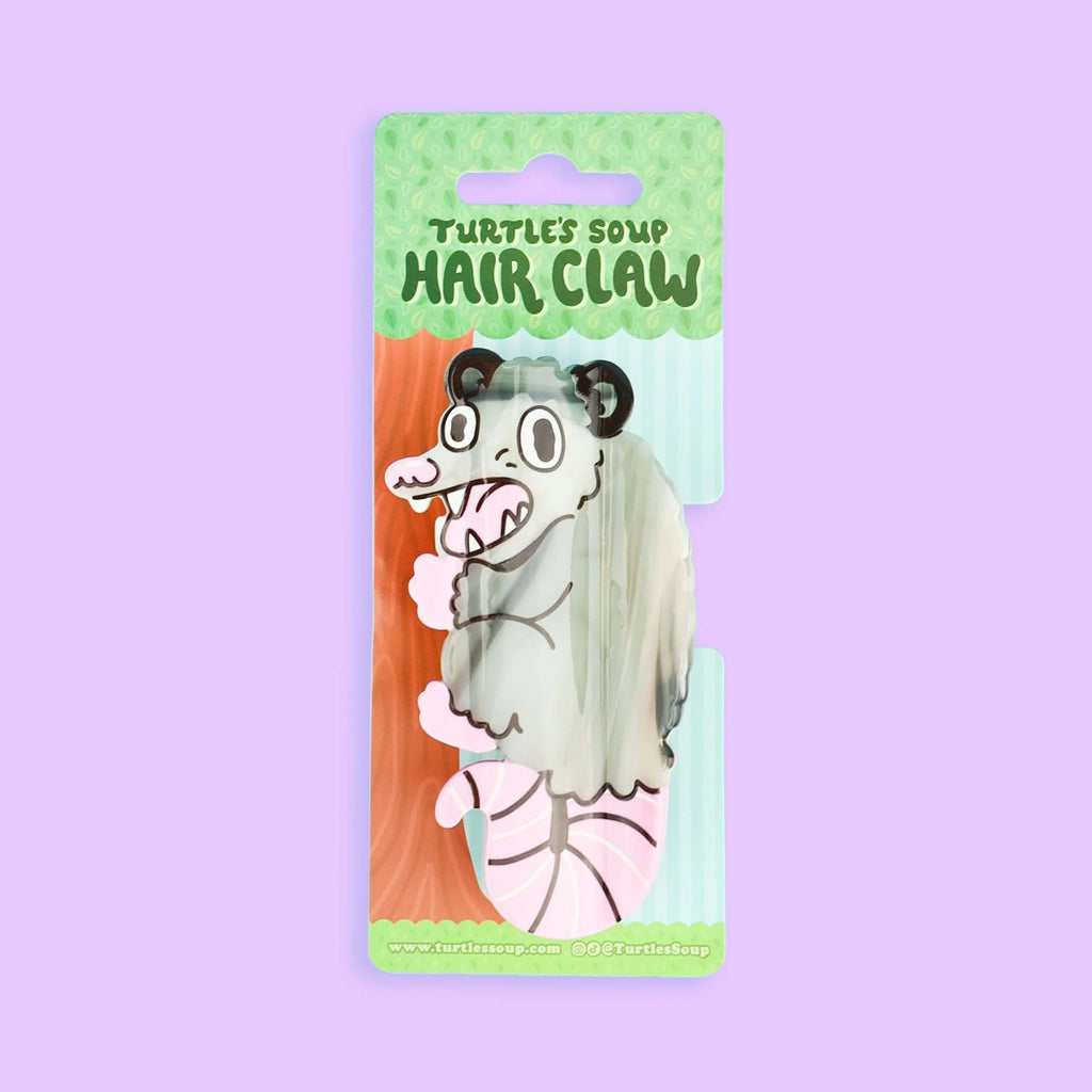 Screaming Opossum Hair Claw Turtles Soup Apparel & Accessories - Hair Accessories - Hair Claws & Clips
