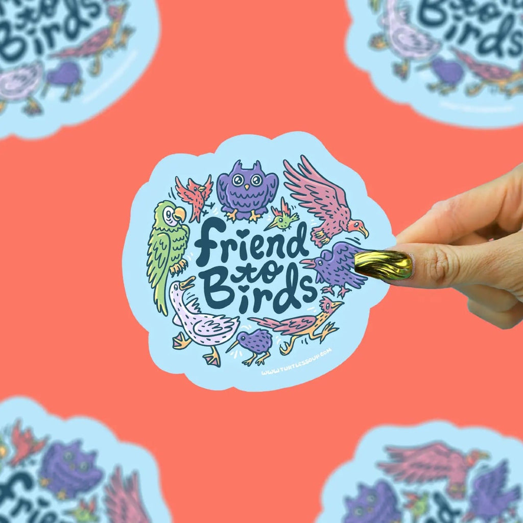 Friend To Birds Sticker Turtles Soup Impulse - Decorative Stickers
