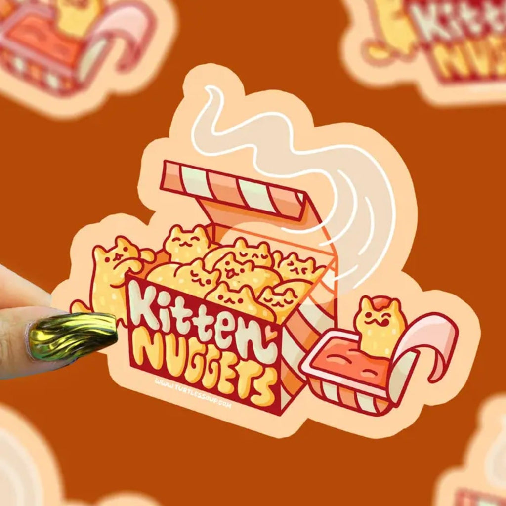Kitten Nuggets Sticker Turtles Soup Impulse - Decorative Stickers