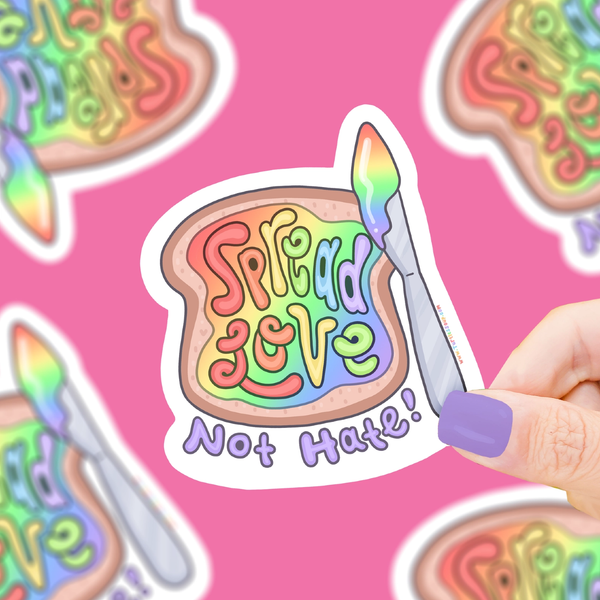 Spread Love Sticker Turtles Soup Impulse - Decorative Stickers