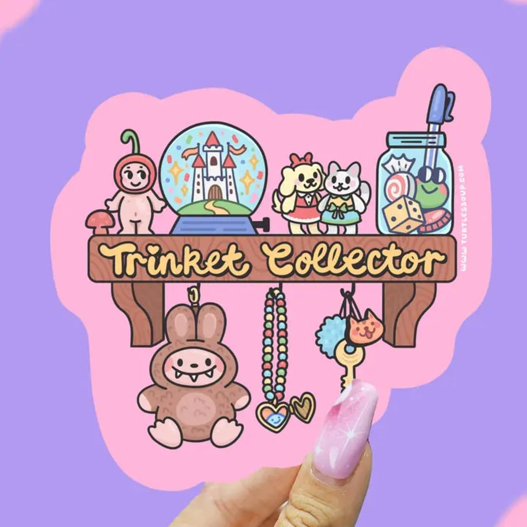 Trinket Collector Shelf Sticker Turtles Soup Impulse - Decorative Stickers