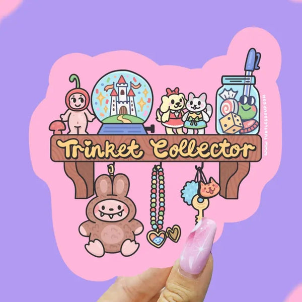 Trinket Collector Shelf Sticker Turtles Soup Impulse - Decorative Stickers