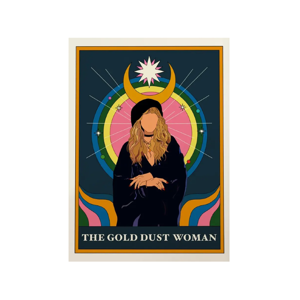 Stevie Nicks Tarot Card Art Print Twisted Rebel Designs Home - Wall & Mantle - Artwork