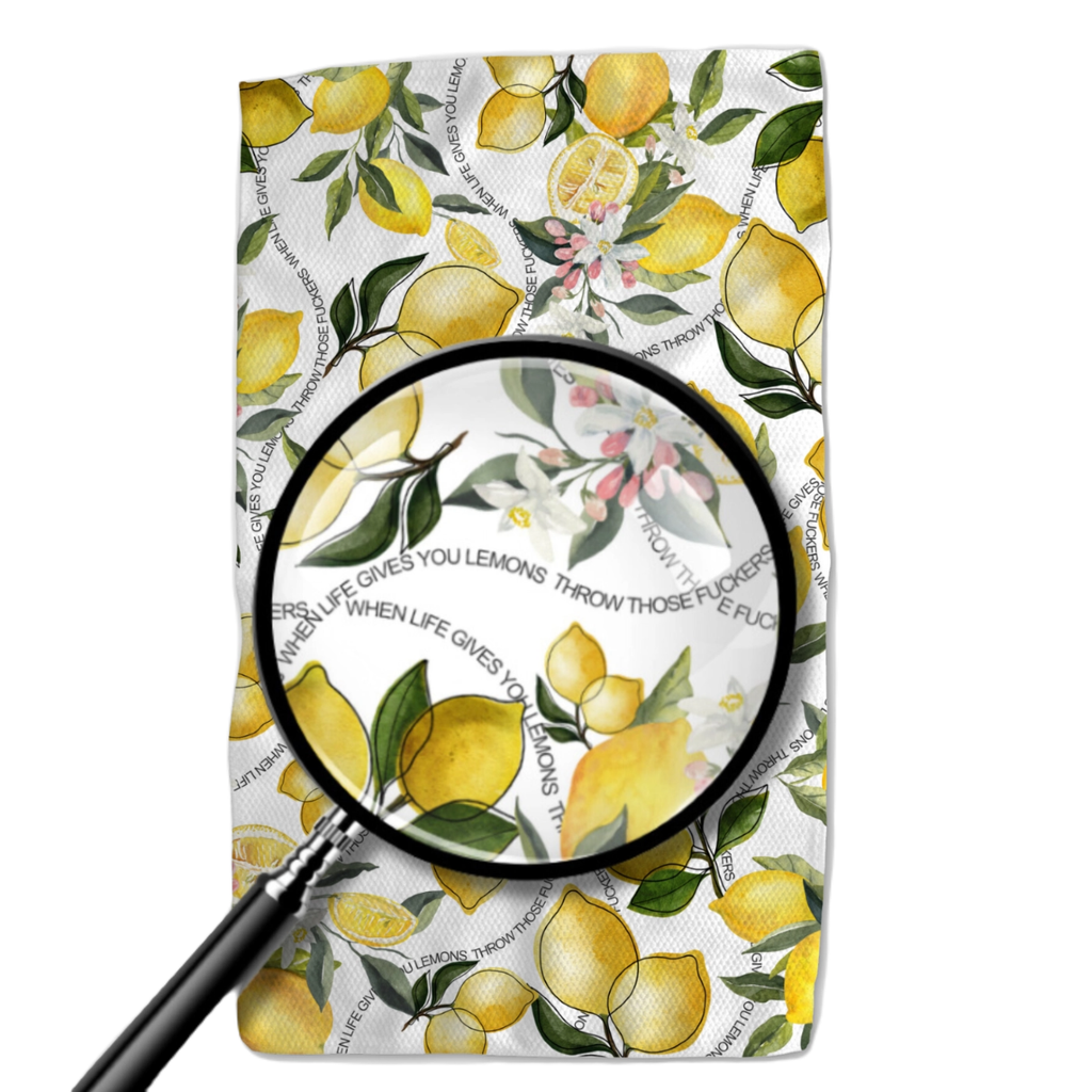 When Life Gives Lemons Tea Towel Twisted Wares Home - Kitchen & Dining - Kitchen Cloths & Dish Towels