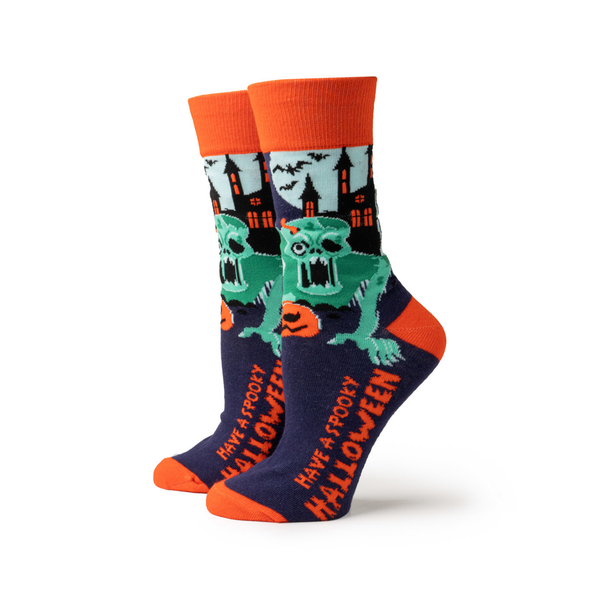 Small Dead Man Walking Halloween Socks - Adult Two Left Feet Apparel & Accessories - Socks - Adult - Unisex