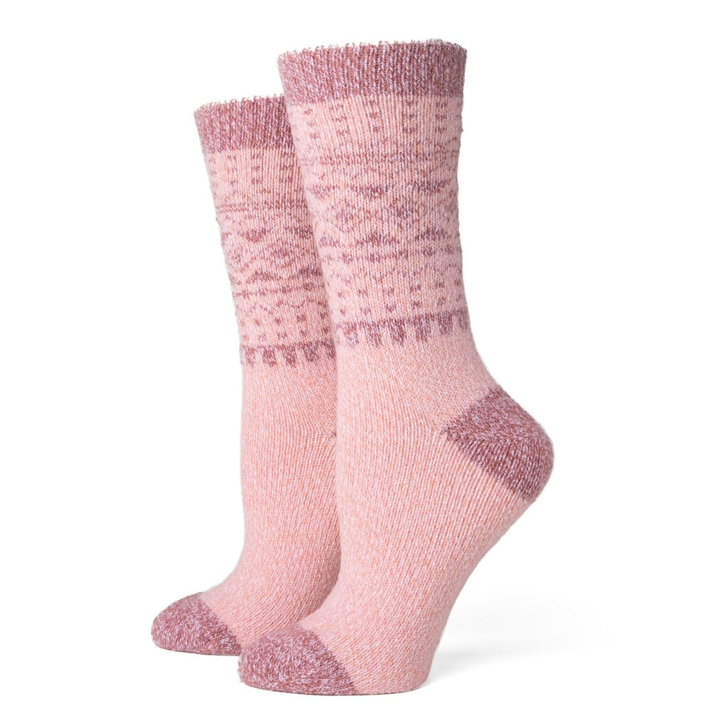 Cabin Pink Everyday Cozy Super Soft Socks Two Left Feet Apparel & Accessories - Socks - Adult - Womens