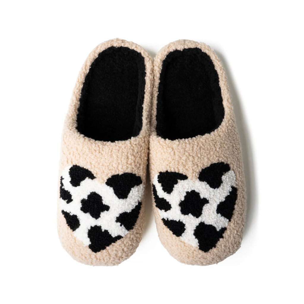 Cowabunga / Small Lounge Out Loud Super Fuzzy Slipper Slides - Womens Two Left Feet Apparel & Accessories - Socks - Slippers - Adult - Womens