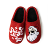 Sleigh All Day / Small Holiday Lounge Out Loud Super Comfy Slippers Two Left Feet Apparel & Accessories - Socks - Slippers - Adult - Womens