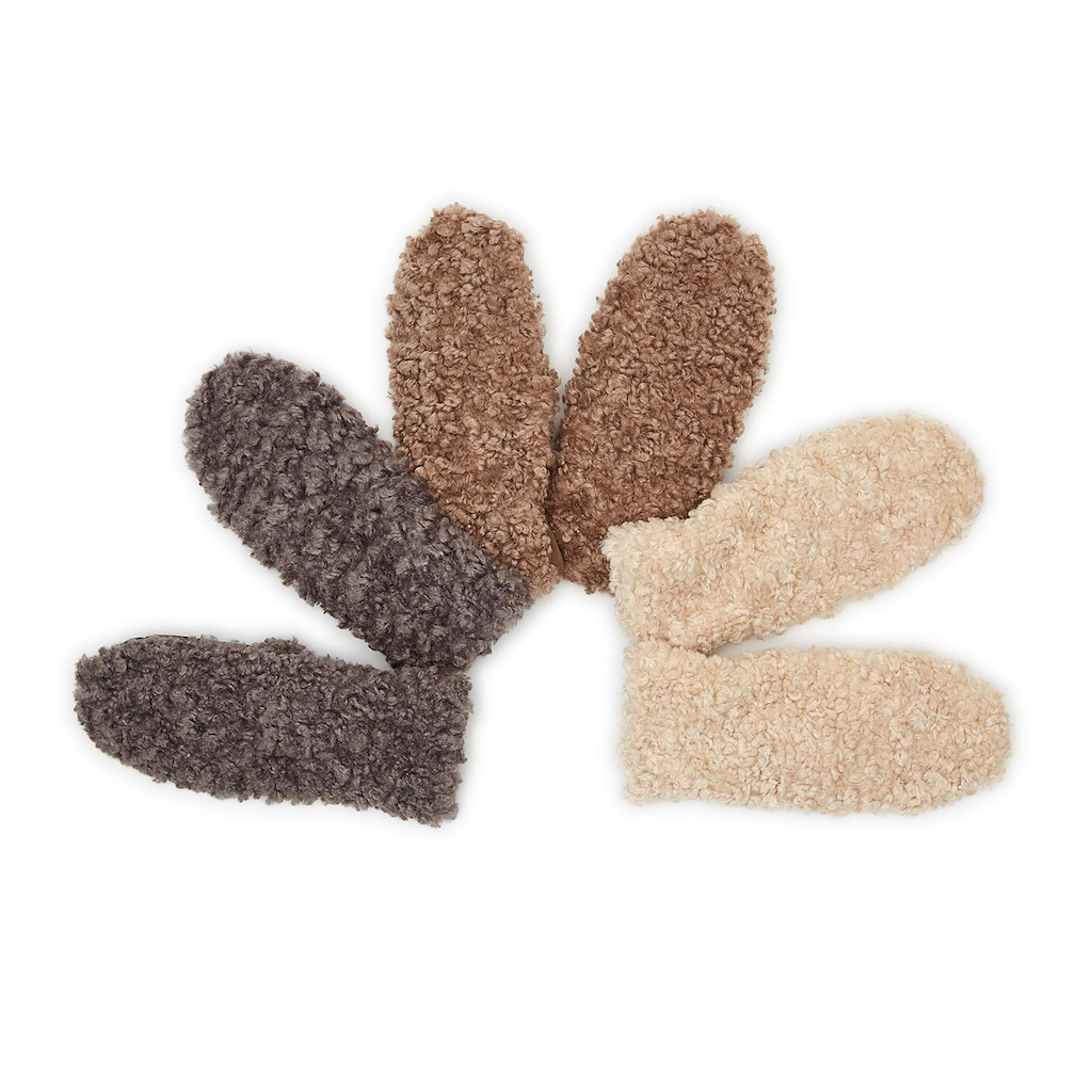 Plush Sherpa Mitten with Soft Fleece Lining Two's Company Apparel & Accessories - Winter - Adult - Gloves & Mittens