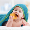 Blue Happy Cozy Plush Terry Hooded Towel Two's Company Baby & Toddler - Swaddles & Baby Blankets