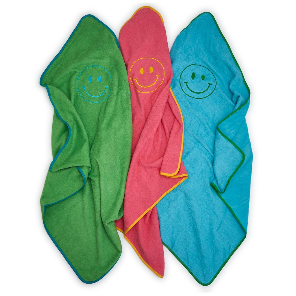 Happy Cozy Plush Terry Hooded Towel Two's Company Baby & Toddler - Swaddles & Baby Blankets