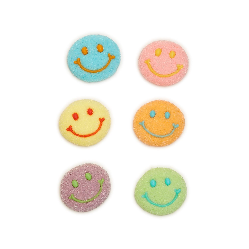 Happy Mixed Berry Flavored Hand-Decorated Marshmallow Candy Two's Company Candy, Chocolate & Gum