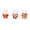 Friendship Stemless Wine Glass with Wish Bracelet Two's Company Home - Mugs & Glasses - Wine Glasses
