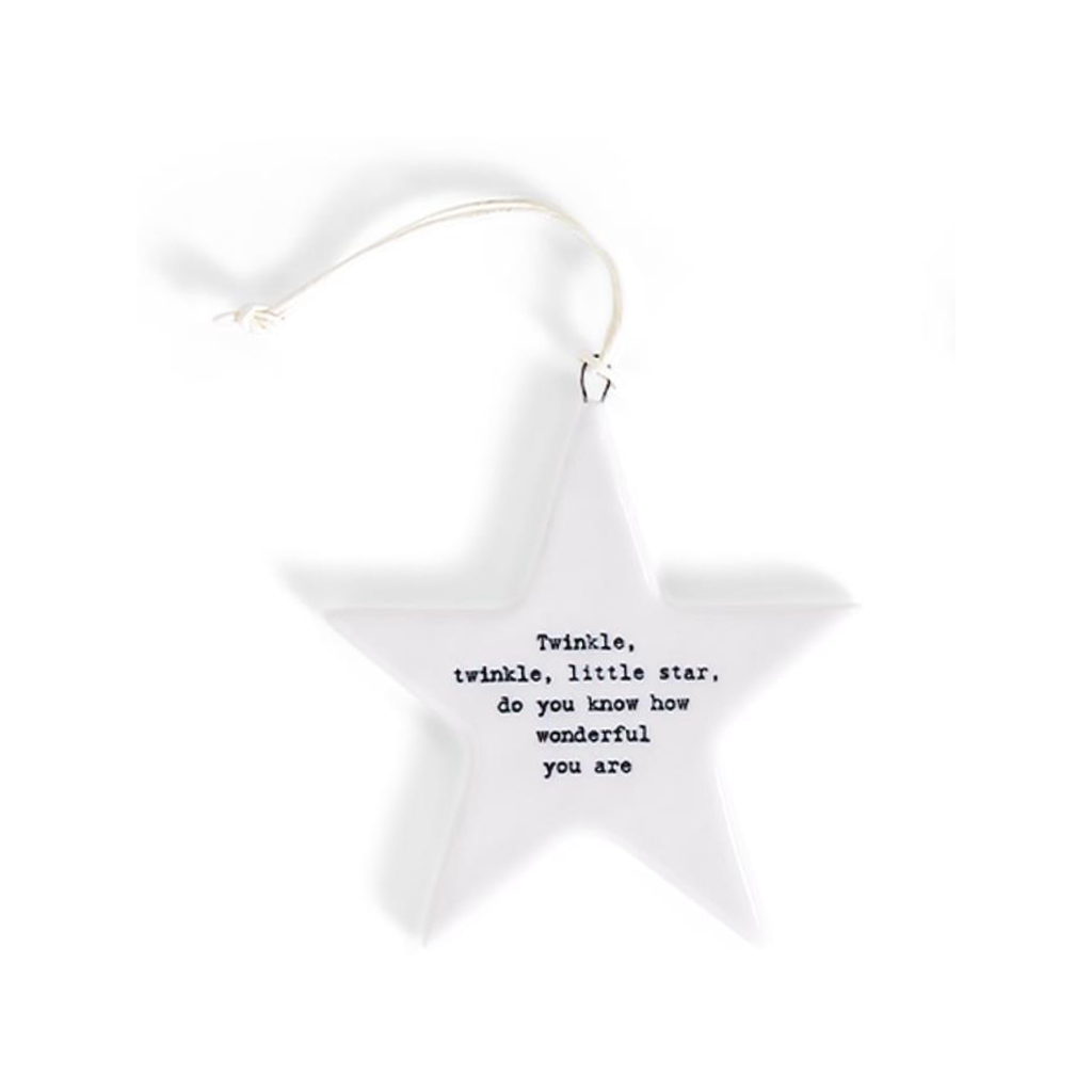 Twinkle Twinkle Little Star Star Bright Everyday Ornaments Two's Company Home - Wall & Mantle - Ornaments