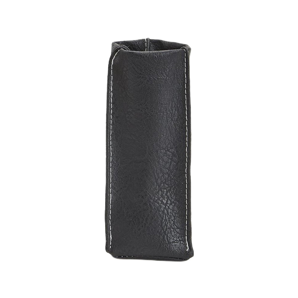 Black Leather Looking Good Weighted Eyeglass Holder Twos Company Apparel & Accessories - Pouches & Cases