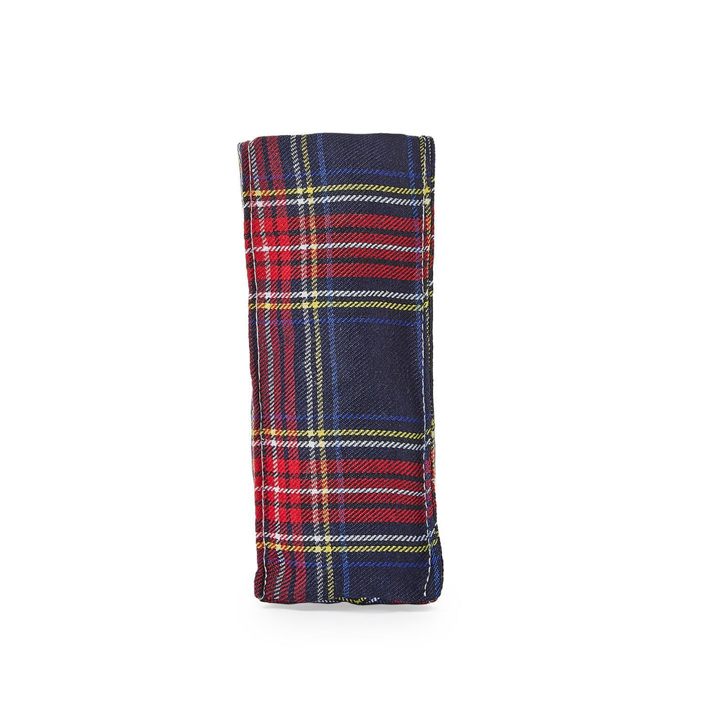 Blue Looking Good Tartan Standing Triangular Weighted Eyeglass Holder Twos Company Apparel & Accessories - Pouches & Cases