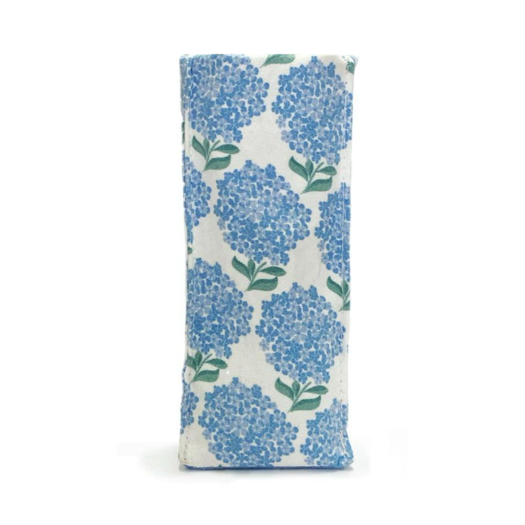 Blue / White Base Hydrangea Weighted Eyeglass Holder Twos Company Apparel & Accessories - Pouches & Cases