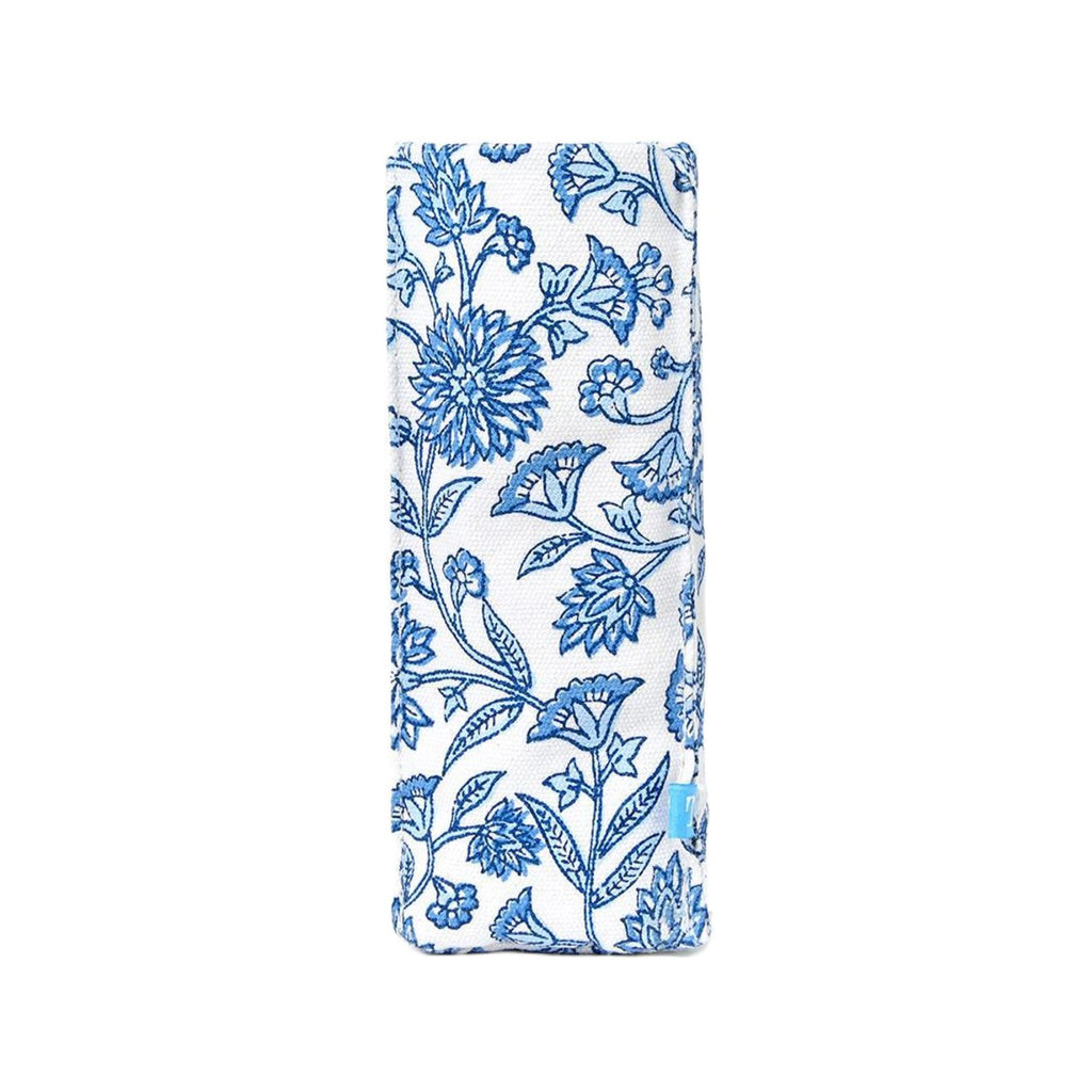Floral Mandala Blue Block Looking Good Weighted Eyeglass Holder Twos Company Apparel & Accessories - Pouches & Cases