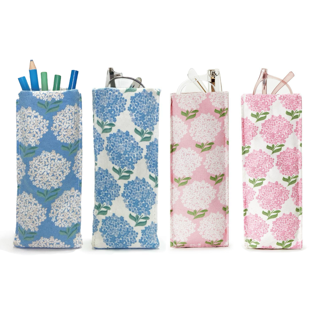 Hydrangea Weighted Eyeglass Holder Twos Company Apparel & Accessories - Pouches & Cases