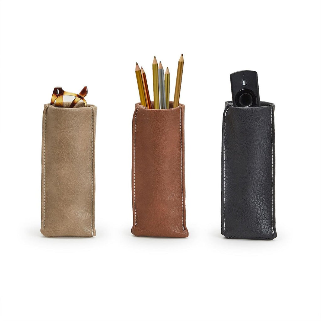 Leather Looking Good Weighted Eyeglass Holder Twos Company Apparel & Accessories - Pouches & Cases