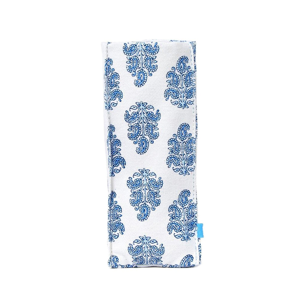 Paisley Blue Block Looking Good Weighted Eyeglass Holder Twos Company Apparel & Accessories - Pouches & Cases